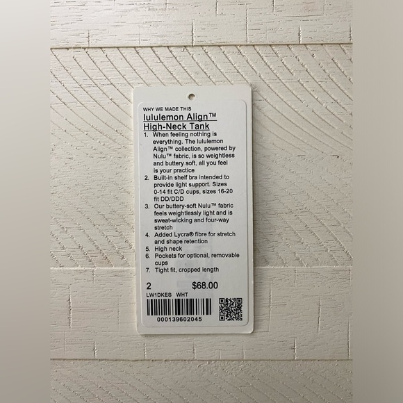 NEW LULULEMON NECK HIGH TANK TOP!! - Picture 4 of 12